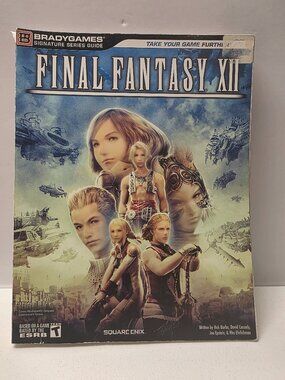 Brady Games Final Fantasy XII 12 Strategy Guide without Poster Check Photos